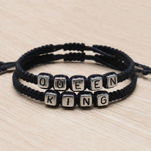 Adjustable Couples Bracelets set King   Queen Bracelet H made Lovers Bracelets  SM6