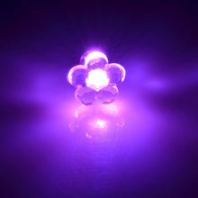 Flower Shape LED Earring Light Up Bling Ear Studs Earrings Dance Party SM6