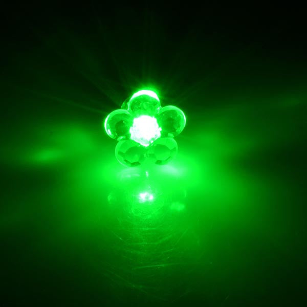 Flower Shape LED Earring Light Up Bling Ear Studs Earrings Dance Party SM6