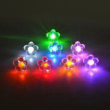Flower Shape LED Earring Light Up Bling Ear Studs Earrings Dance Party SM6