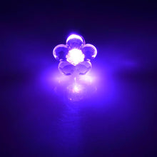 Flower Shape LED Earring Light Up Bling Ear Studs Earrings Dance Party SM6
