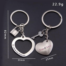 Lover Couple Key Ring Chain Romantic Heart Shaped Lovers Key Ring Chain  Jewelry SM6