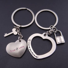 Lover Couple Key Ring Chain Romantic Heart Shaped Lovers Key Ring Chain  Jewelry SM6