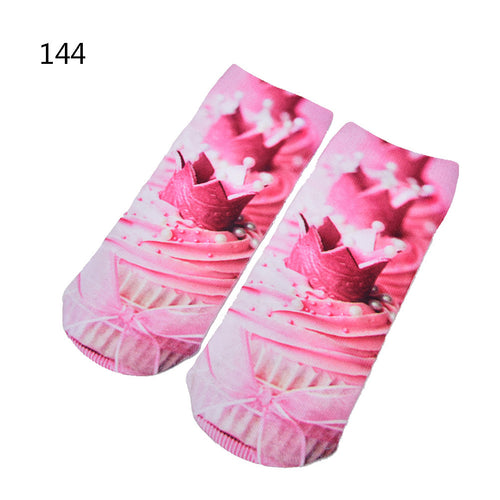 Cute fruit color cotton sock  style women's slippers socks women's thin sock SM6