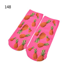 Cute fruit color cotton sock  style women's slippers socks women's thin sock SM6