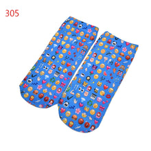 Quality Socks 3D Printing Women Sock Emoji Pattern Cute Feminina Funny Low Ankle Socks SM6
