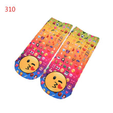 Quality Socks 3D Printing Women Sock Emoji Pattern Cute Feminina Funny Low Ankle Socks SM6