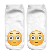 1Pair Wink 3D Boat Socks Digital Print Unisex Couple Breathable Stretchy Socks 2016 happy socks Lover Gifts#3530 SM6