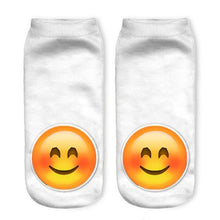 1Pair Wink 3D Boat Socks Digital Print Unisex Couple Breathable Stretchy Socks 2016 happy socks Lover Gifts#3530 SM6