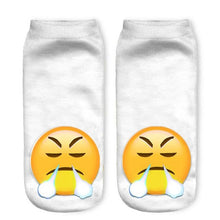 1Pair Wink 3D Boat Socks Digital Print Unisex Couple Breathable Stretchy Socks 2016 happy socks Lover Gifts#3530 SM6