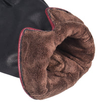 1Pair Womens Screen Leather Gloves Thick Warm Gloves Winter Warm Gloves Black Women Out Door Fashion Gloves SM6