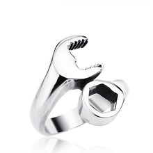 316L Titanium Stainless Steel Punk Biker Wrench Man Rings Jewelry Man Ring SM6