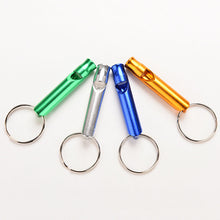 Aluminum Alloy Whistle Keyring Keychain Mini For Outdoor Emergency Survival Safety Sport Camping Hunting SM6