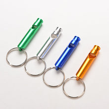 Aluminum Alloy Whistle Keyring Keychain Mini For Outdoor Emergency Survival Safety Sport Camping Hunting SM6