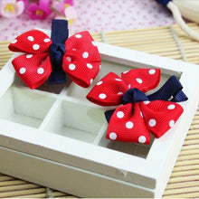 Big bow dot children kids baby girls hair accessories clip hairpins barrettes headwear flower Boutique SM6