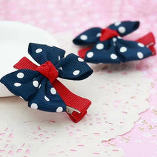 Big bow dot children kids baby girls hair accessories clip hairpins barrettes headwear flower Boutique SM6