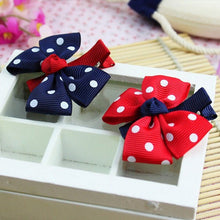 Big bow dot children kids baby girls hair accessories clip hairpins barrettes headwear flower Boutique SM6