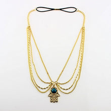 Boho Women Metal Rhinestone Head Chain Jewelry Headb  Head Piece Hair b  SM6