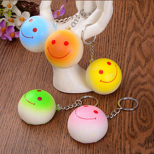 Bun Squishy Kawaii Buns Bread Charms Key Rings Cell Phone Straps Bag Parts   Accessories 10CM SM6