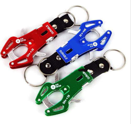 Climb Hook Carabiner Clip Lock Keyring Keychain Key Ring Colorful Durable Multifunction For Hiking Camping Climbing SM6