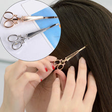 Cool Simple Head Jewelry Hair Pin Gold Scissors Shears Clip For Hair Tiara Barrettes Accessories Headdress For Girl Women SM6