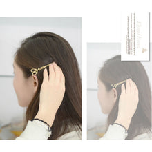 Cool Simple Head Jewelry Hair Pin Gold Scissors Shears Clip For Hair Tiara Barrettes Accessories Headdress For Girl Women SM6