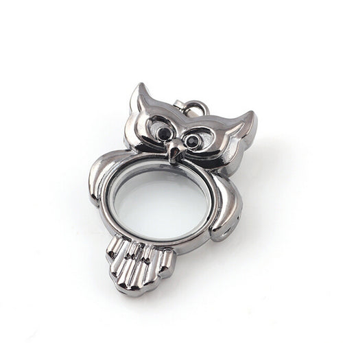 Crystal Pendant Necklace Jewelry Crystal Colorful Owl Pendants Women Lady SM6