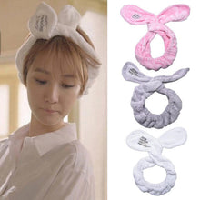 Cute Big Rabbit Ear Soft Towel Hair B  Wrap Headb  For Bath Spa Make Up SM6