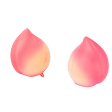 Cute Pink Peach Keychain Key Ring Porte Key Holder Keyring With Bread Scent SM6