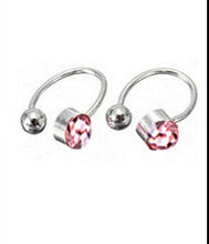 Ear Clip Cuff Wrap Earrings Crystal Rhinestone Nose No piercing Clip on Women Men Party Jewelry SM6