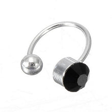 Ear Clip Cuff Wrap Earrings Crystal Rhinestone Nose No piercing Clip on Women Men Party Jewelry SM6
