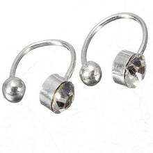 Ear Clip Cuff Wrap Earrings Crystal Rhinestone Nose No piercing Clip on Women Men Party Jewelry SM6