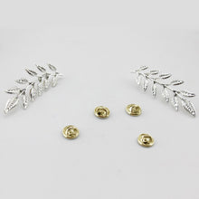 Exquisite Leaf Collar Pin Brooch  Europe   America leaves retro shirt creative golden brooch  SM6
