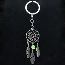Dream Catcher Key Chain Silver Ring Feather Tassels Keyring Keychain For Gift Indian Style  SM6