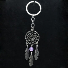 Dream Catcher Key Chain Silver Ring Feather Tassels Keyring Keychain For Gift Indian Style  SM6