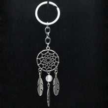 Dream Catcher Key Chain Silver Ring Feather Tassels Keyring Keychain For Gift Indian Style  SM6