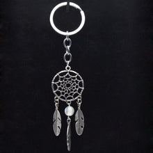 Dream Catcher Key Chain Silver Ring Feather Tassels Keyring Keychain For Gift Indian Style  SM6