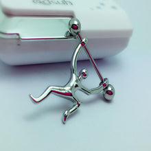 Human Sport Shield Nipple Bar Ring Body Jewelry Nipple Piercing Body Jewelry SM6