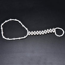 Imitation Pearl Barefoot Beach Anklets S als Anklet Foot Chain Jewelry white SM6