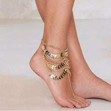 Barefoot Coin Ankle Chain Anklet Bracelet Foot Jewelry S al Beach Gold Plated For Women  SM6