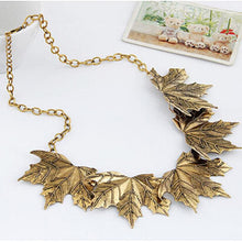 Choker Bib Statement Necklace Girl Chian necklaces For Women Vintage Korea Leaves Pendant Necklace Jewelry collares SM6