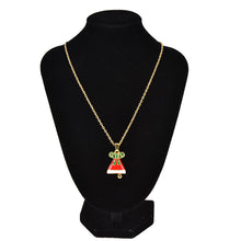 Pendant Necklace Earrings Jewelry Set Auger Bell Pendant Jewelry For Women SM6