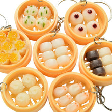 Creative Gifts Emulation Food Buns Steamers Keychain Phone Pendant Multi Styles SM6