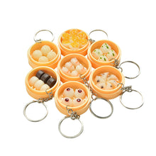 Creative Gifts Emulation Food Buns Steamers Keychain Phone Pendant Multi Styles SM6