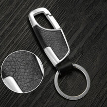 Creative Metal Faux Leather Car Keyring Keychain Gifts For Men 4 Colors SM6