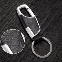 Creative Metal Faux Leather Car Keyring Keychain Gifts For Men 4 Colors SM6