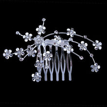 Hair Care Girl Silver Personality Crystal Bridal Jewelry Princess Chic Heab  Head Jewelry Wedding Flower Delicate SM6