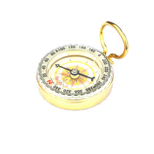 Outdoor Camping Hiking Portable Brass Pocket Golden Compass Navigation SM6