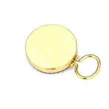 Outdoor Camping Hiking Portable Brass Pocket Golden Compass Navigation SM6