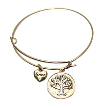 Style Alloy Trendy Bracelet Bangles Vintage Tree of Life Love Heart Bangle Gifts For Women girls SM6